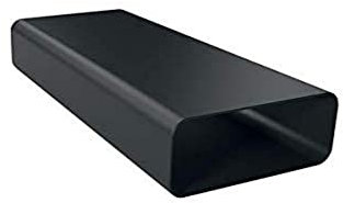 Neff Z861SM2 - Accessori di installazione per cappe aspiranti, tubo piatto, diritto, 1000 mm, colore: nero