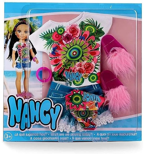 Nancy Luxury Tropic, Ropita de Verano para la muñeca, Recomendado para niños y niñas a Partir de 3 años, Multicolor