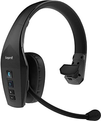 Jabra BlueParrott B650-XT Wireless Headset - Bluetooth-Mono-Kopfhörer mit klarem Klang - 4 integrierte Mikrofone unterdrücken 96% der Hintergrundgeräusche, Voice Control und aktivem Noise Cancelling