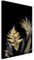 murando - Wandbilder Blatt 60x90 cm 1 tlg - Wand Deko Vlies Leinwand Bilder Groß Wanddeko Wohnzimmer Schlafzimmer Kunstdrucke - Palmblatt Farn Natur Botanik Blätter schwarz