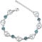Cosie Lily Damenarmband 925er Sterlingsilber Herzarmbänder Damenschmuck Geschenk für Sie Zum Valentinstag Geburtstag