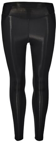 Reebok Damen High Rise Rib Yoga-Hose, Schwarz, M