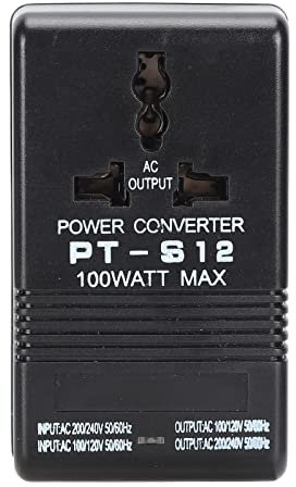 Convertitore Di Tensione 110V/120V A 220V/240V, Adattatore Da Viaggio Universale Trasformatore Di Alimentazione, Step-Up/Step-Down Adattatore Di Tensione Per Apparecchi Elettrici Inferiori 50W