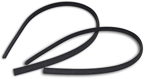 Hansen Styling Parts 2X universelle Kotflügelverbreiterung 25mm Breit - 200 cm lang passend für PKW, Pickup, Wohnmobil, SUV, Transporter Gummilippe Verbreiterung