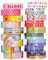 LGEGE 27 Rollen Regenbogen Slim Washi Tape Set, 5/10 mm breit, helle bunte dekorative Muster, japanisches Abdeckband Dekor für Scrapbook, Bullet Journal, Geschenkverpackung (3 m)