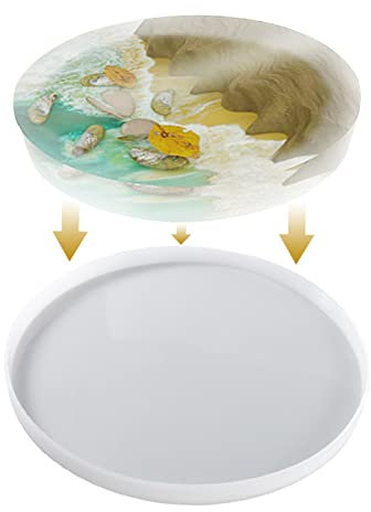 Tischform Epoxidharz Formen, Resin Form Schale Große Charcuterie Board Harzform Tablettform Harz Tischform Epoxy Tischform Für DIY Tischherstellung,für Flusstisch,Charcuterie-Board,Schneidebrett
