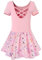 Mulnall Ballettanzug Mädchen Ballett Trikot mit Ballettkleid Kinder TüTü Kurzarm Langarm Baumwolle Balletttrikot Ballettanzug （EU40401-08-XL）