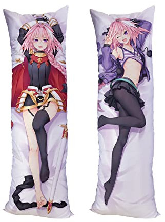 GUTRYIY Fate Apocrypha Rider Astolfo Kissenbezug, Pfirsichhaut, 150 x 50 cm