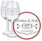 LALALO Hochzeit Weingläser Geschenk-Set mit Gravur: Wein, Brautpaar Präsent & Deko zum Hochzeitstag – Weinglas personalisiert als Hochzeitsgeschenk.