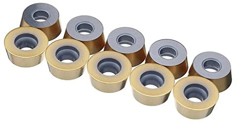 Drehwerkzeuge, Hartmetalleinsätze, Hartmetall-Dreheinsätze, Hartmetall-Fräser, Einsätze 10 Stück, SRPMW1204MOT-GP, CAD-Hartmetalleinsatz for Drehwerkzeughalter, Drehmaschine, Hartmetall-Drehwerkzeuge