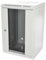Koscom Connect Netzwerkschrank 9 HE I Serverschrank 10 Zoll I Wandmontage 312 x 300 x 500 mm I voll montiert I Server Gehäuse mit abschließbarer Glastür I Traglast 60 kg I Grau