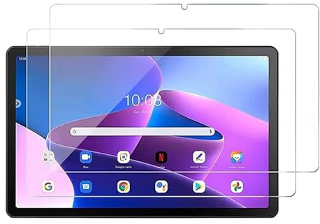 Konduwana Lot de 2 films protecteurs d'écran en verre trempé 9H pour Lenovo Tab M10 3ème génération 10,1
