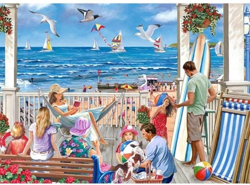 The House of Puzzles All on Deck 1000 Piece Jigsaw Puzzle For Adults
