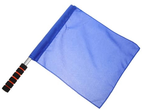 NULYLU Bandiere Portatili Per Competizioni Sportive Flag Referee Per Eventi Compleanni e Feste Tema Design Ergonomico e Resistente Manico Stabile e Pratico