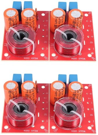 Mauedest 4 Pezzi 2 Vie 80 W DIY Altoparlante Filtro Circuito Alti Divisore di Frequenza Home Theater HiFi Stereo Audio Filtro Crossover