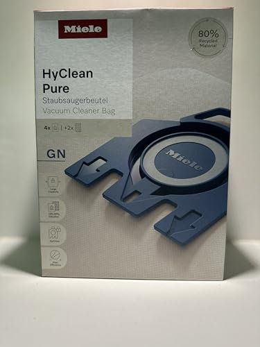 Miele Original Zubehör - HyClean Pure GN Staubsaugerbeutel Set, 4 Beutel + 2 Filter,