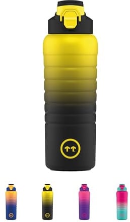 Cool Bottles - Bottiglia d'acqua in acciaio inox, bottiglia palestra - Tokyo - 725ml