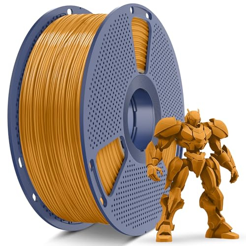 SUNLU ABS Filament 1,75mm, Hochwertige Stärke, Hohe Temperaturbeständigkeit, 3D Drucker Filament 1.75 mm, 1KG Spule, abs Gold