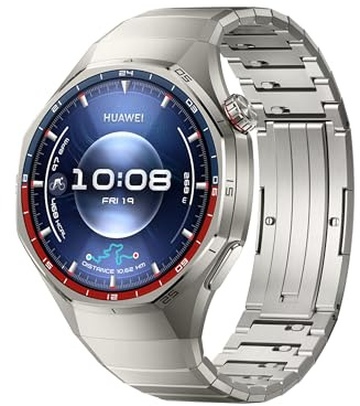 HUAWEI Watch GT 6 Pro Smartwatch, GPS, EKG, 1,47 AMOLED-Display, Bis zu 21 Tage Akku, umfassende Fahrrad-Features, 100+ Sportmodi, Kompatibel mit Android™ & iOS, Gesundheitsmonitoring, Titan, 46mm