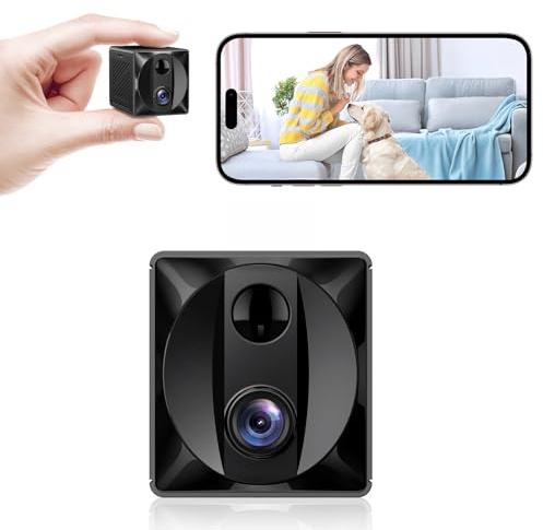 ZTTAOLII 5G WiFi Hidden Spy Camera 4K HD Mini Camera Indoor Security Cam,SD Card Storage & App Control, Night Vision, Wireless Mini Cameras for Home/Baby/Pet