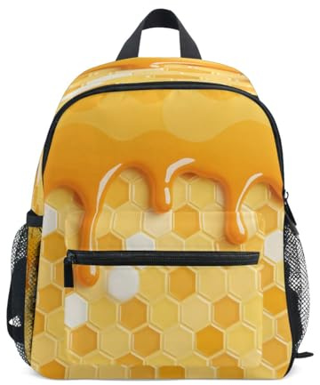 Honey Hive Kleinkind-Rucksack, Jungen-Rucksack, Vorschultasche, Kindergarten, Schultasche, Kindergarten, Reisetasche für Mädchen