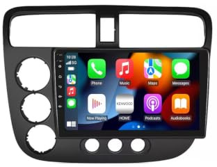 Car Radio para Honda Civic 2001-2006 9 Pulgadas Android 15 Autoradio Wireless Carplay Android Auto para, 4 Core 2G+64G