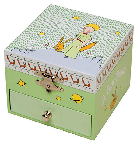 Trousselier Spieluhr / Schmuckbox mit Spieluhr mit drehender Figur Der kleine Prinz – Der Walzer von Amelie Fohlen (Yann Tiersen)