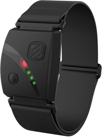 SCOSCHE | RHYTHM 24 Armband Heart Rate Monitor, Black | 5 Heart Rate Zone Indications | Health & Exercise Essential | 24 Hour Battery Life