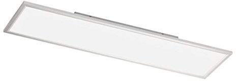 WOFI 9454.01.70.7120 A, Deckenleuchte, Metall, 36 watts, Integriert, Silber, 120 x 30 x 6.5 cm