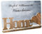 Crealuxe Personalisierbare Fußmatte - Home mit Herz - Türmatte mit Wunschtext, Name oder Motiv – rutschfest – 60x40 cm – Türvorleger für Innen & Außen – Einzug, Hausflur oder Büro