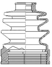 Borg & Beck BCB2655 Cv Joint Boot Kit To Fit Daihatsu - Inner