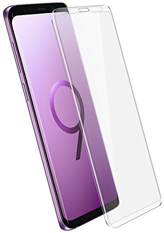 COPHONE® Verre trempé Compatible avec Le Samsung Galaxy S9, Film de Protection écran Premium Anti Chocs et Casse, Anti Empreintes, Bords arrondis,dureté Max 9H Tempered Glass 2,5d