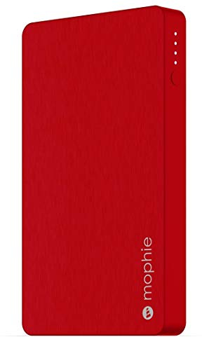 Mophie Powerbank mit zwei USB-Ausgängen und einem Lightning-Eingang, 5000 mAh, Rot