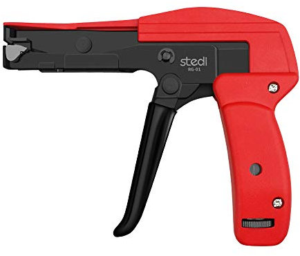 stedi Kabelbinderpistole, ergonomische, handbetriebene Kabelbinderpistole [Premium], scharf und verschleißfest, Kabeldrahtbefestigung und abschneidbares Bindewerkzeug, speziell zum Schneiden von