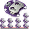 DAOKAI 10PCS Lilypad Portabatteria a bottone CR2032 con piccoli interruttori a levetta Modulo di montaggio batteria senza batteria per Arduino, con cavo 24AWG