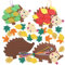 FYOJAIC 12 Igel Bastelsets für Kinder, Bastelset für Deko Anhänger Igel, Kunst und Bastelhandwerk für Herbst und Winter Basteln
