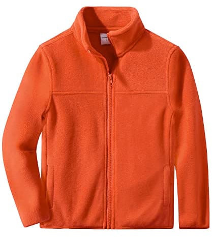 Spring&Gege Ragazzi Giacca in Pile Polare con cerniera Fleece Jacket per Bambini