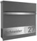 AlbersDesign Briefkasten B3 in Graualuminium