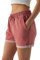 Smith & Solo Short Sport Femme en Coton, Pantalon Court pour Femme, Short Femme ete, Taille Haute, avec Poches, pour Le Jogging, Le Yoga et Le Fitness (Rose, M)