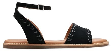 Clarks Damen Maritime May Sandale, Black SDE, 41 EU