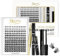 QUEWEL 144 Pcs DIY Wimpern-Extensions, Lash-Extension mit langanhaltenden Cluster-Lashes Bond und Seal, natürliche Lash-Cluster für Anfänger zu Hause (QU-H-DH-07)