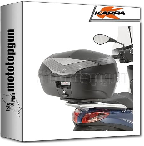 kappa kr5612 trager monolock schwarz kompatibel mit piaggio medley 125 150 2016 2017 2018 2019 mototopgun