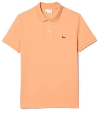 Lacoste-Men S S/S POLO-PH4012-00, Arancione Chiaro, S