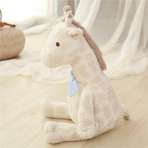 Uixxducc Giraffe Kuscheltier Plüschtier Kawaii Plush Giraffen Spielzeug Plüschpuppe Weiche Flauschige Wurfkissen Stofftier Geschenke für Mädchen und Jungen (22 cm)