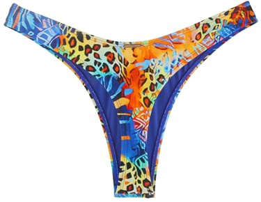 RELLECIGA Women's Tanga Bikini Bottoms, M