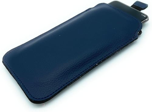 Generisch Universal Premium XXL Handy Tasche Etui Einsteckhülle Sleeve Etui Smartphone Hülle blau 17x9cm