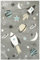 AKCILA Lima rechteckig Kinder Teppich 160x230 cm, Kinderzimmer Kurzflor Teppiche, Kinderteppich Mädchen, Jungen, Kids Carpet, Spielteppich Kinder Babyzimmer Tepich, Rakete, Planeten,Wohnzimmer Teppich