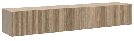 Selsey TV Schrank Board Sideboard Fernsehtisch Fernsehschrank 175 cm Hängend Eiche Geölt Nolie