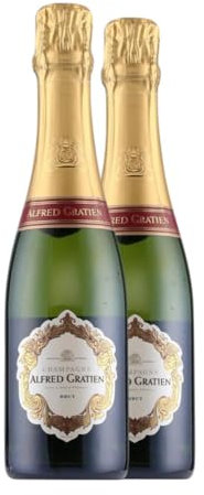 Alfred Gratien Classic Brut Champagne Halbe Flasche 37 cl Weißer Sekt (Karton mit 2 Halbe Flasche von 37 cl)