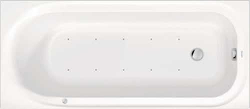 Duravit Soleil by Starck baignoire balnéo, 1600x700x470mm, système dair, 1 inclinaison du dos, 760499, 760499000AS0000